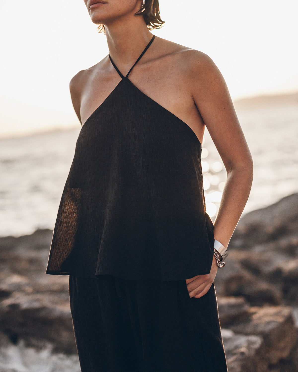 The Black | Halterneck Top