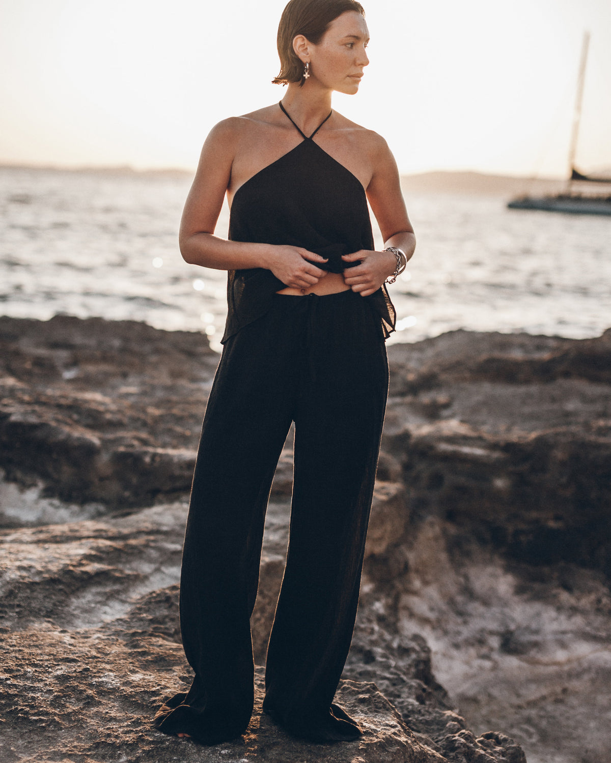 The Black | Halterneck Top