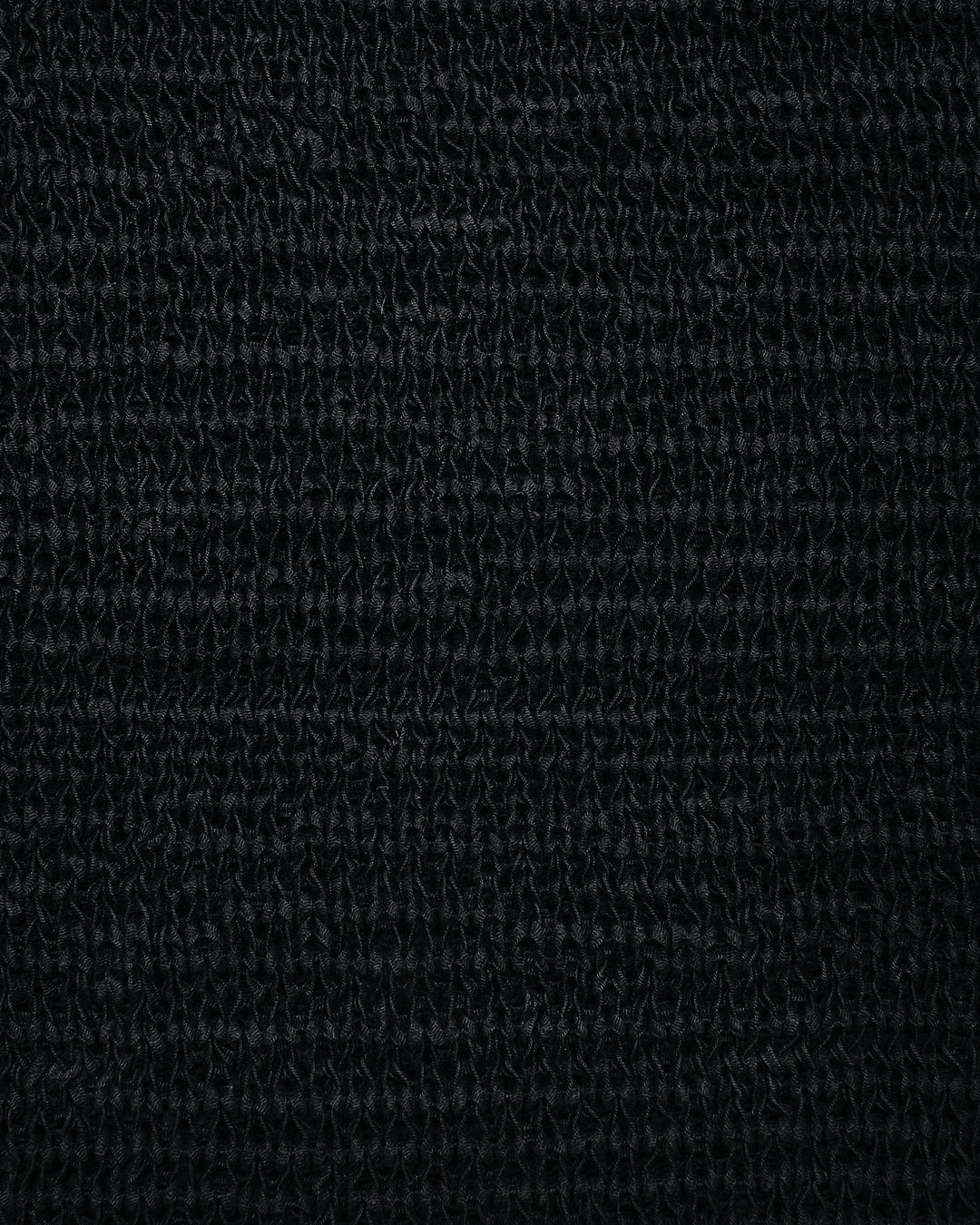 The Black Knitted Vest Top