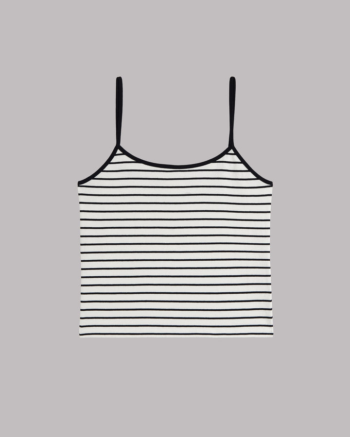The Black Striped Tank Top