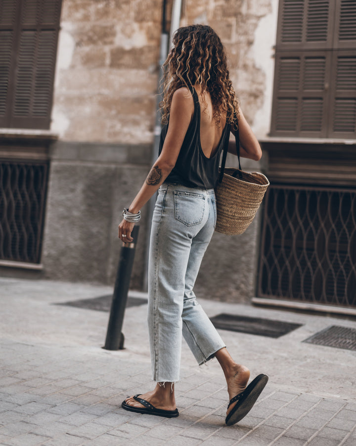 The Dark Low Back Base Tank Top