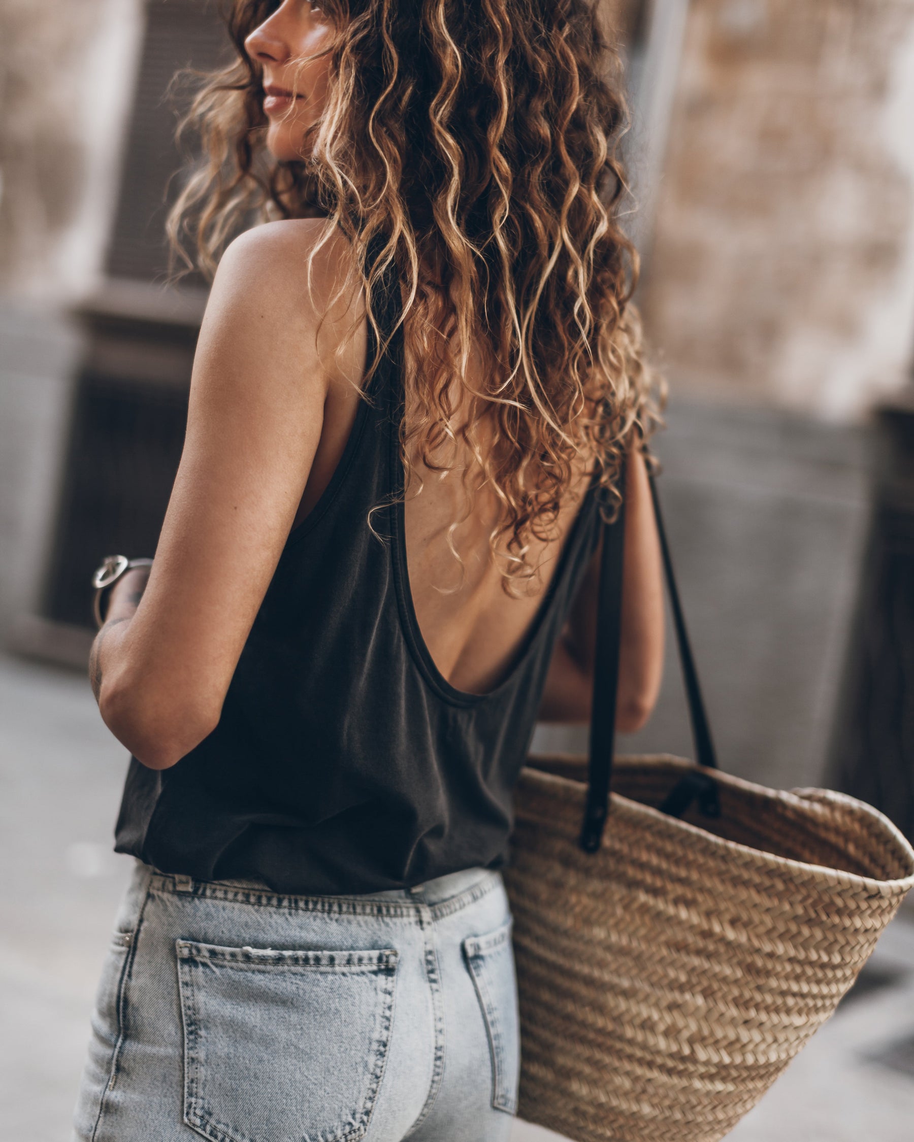 The Dark | Low Back Base Tank Top