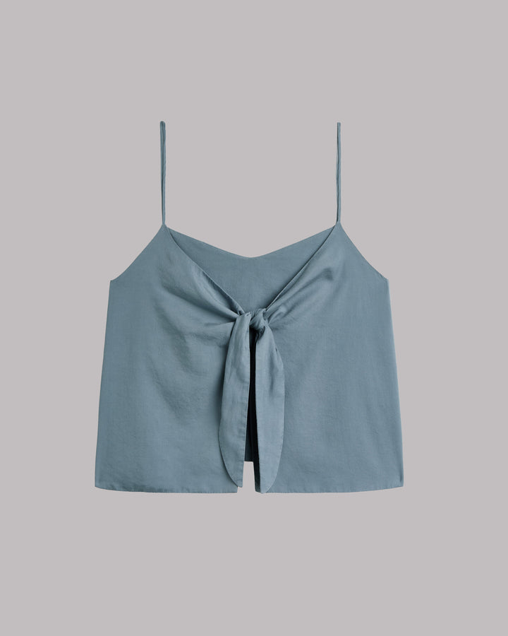 The Blue Knotted Top