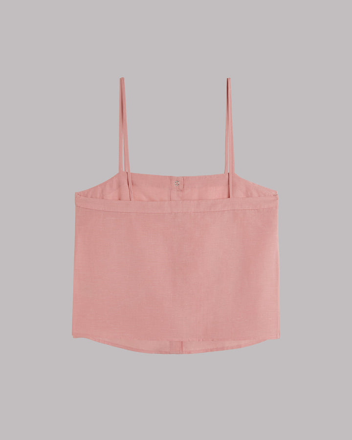 The Blush Buttoned Top