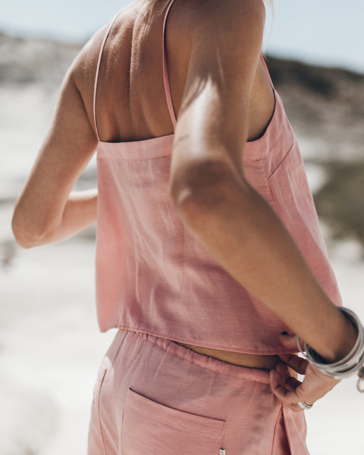 The Blush | Buttoned Top