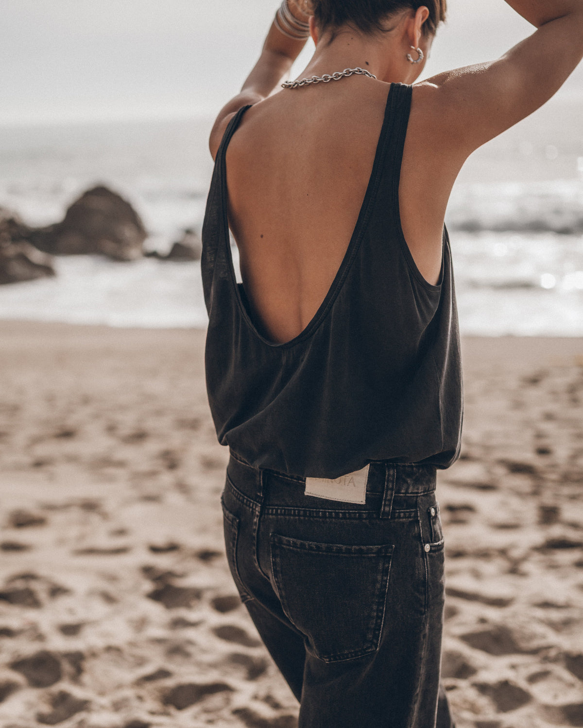 The Dark | Low Back Base Tank Top