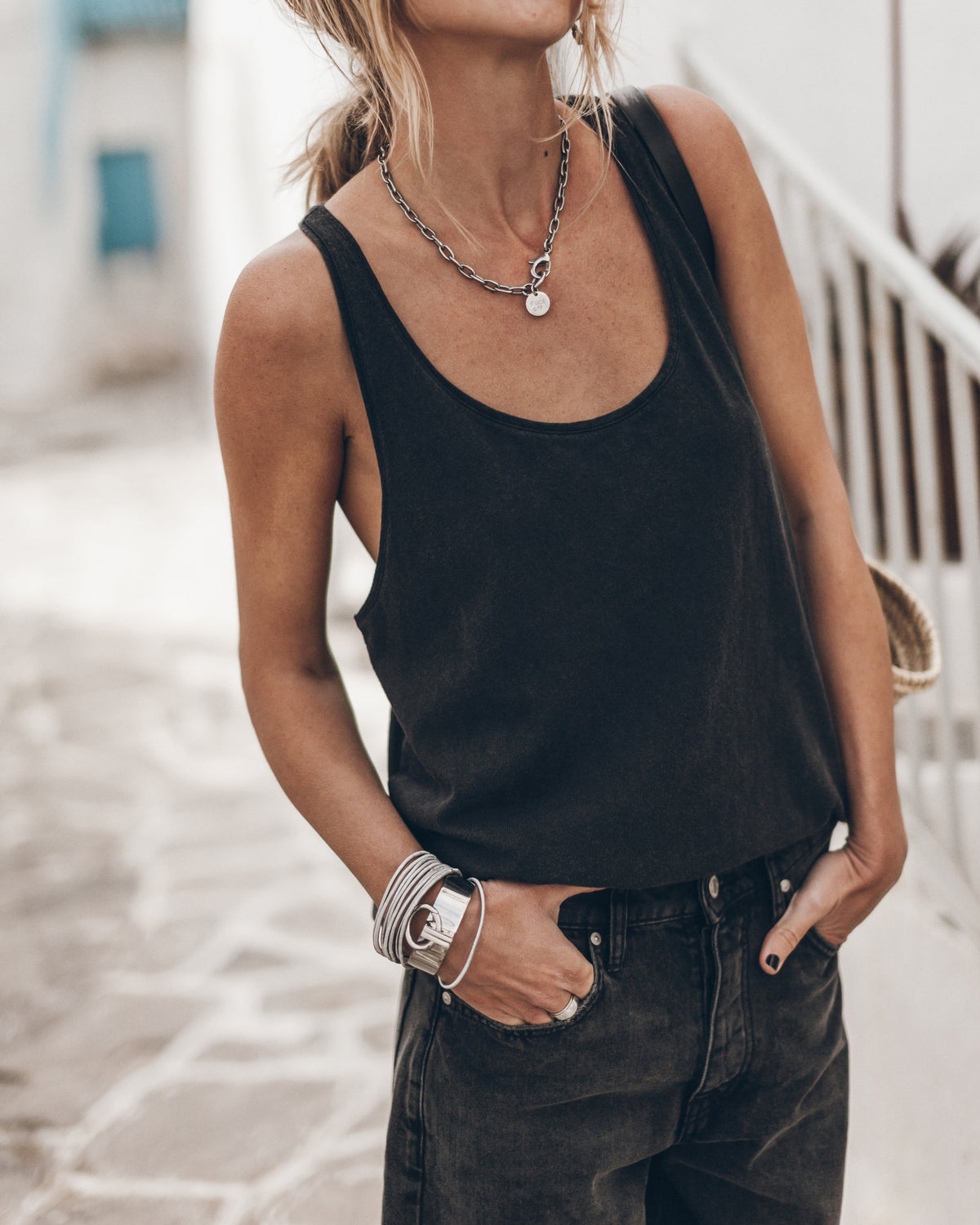 The Dark | Twisted Tank Top