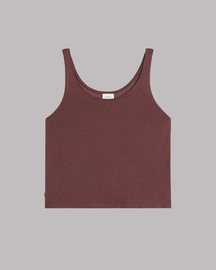 The Red Thin Base Tank Top