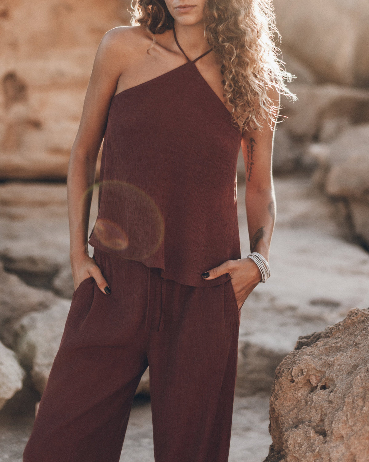 The Russet | Halterneck Top