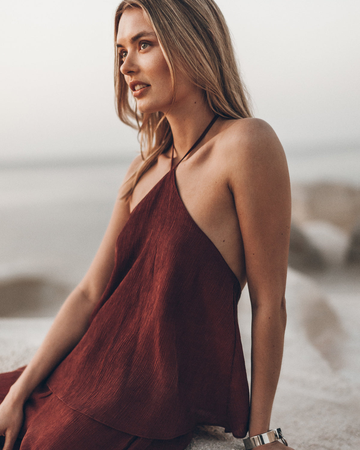 The Russet | Halterneck Top