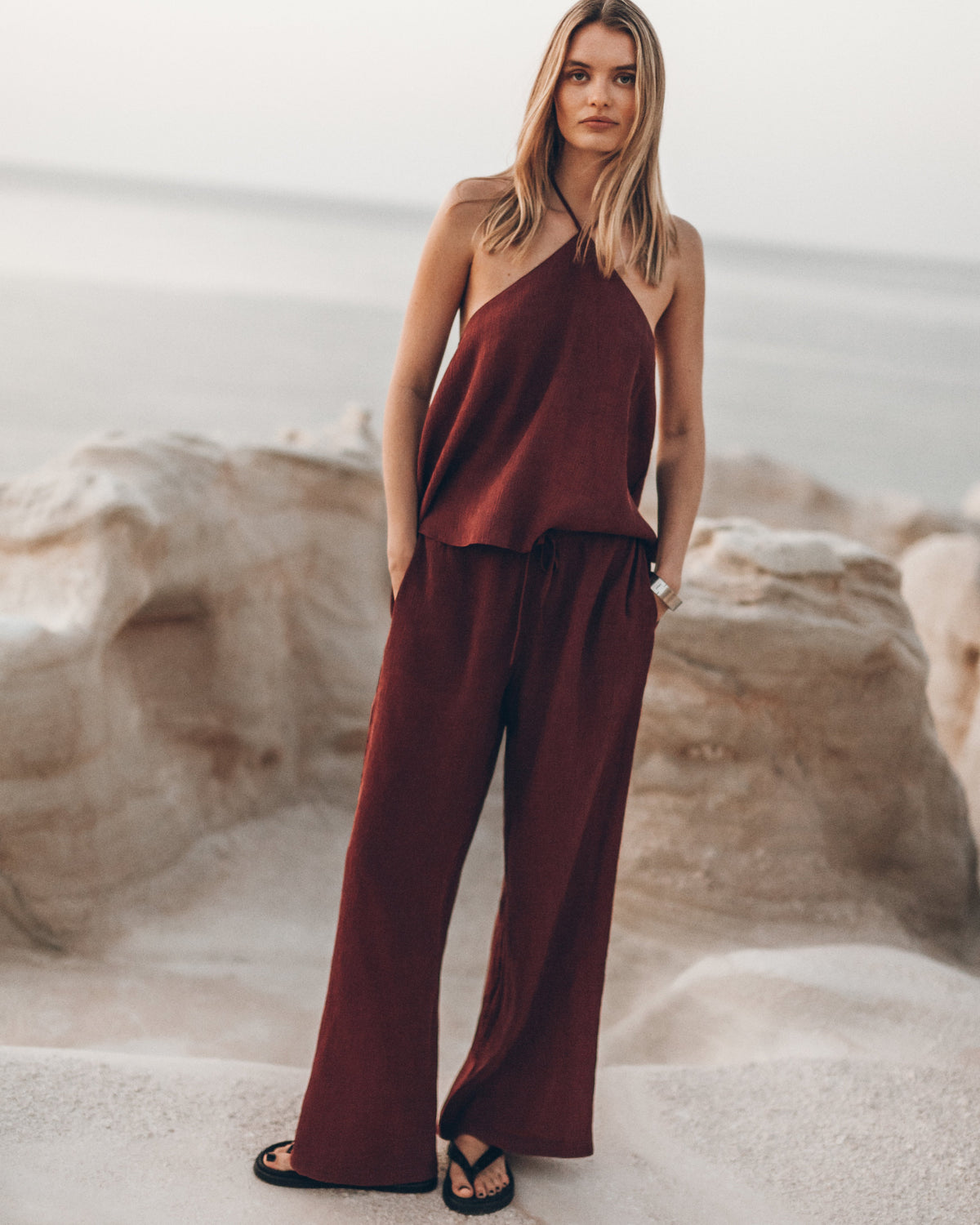 The Russet | Halterneck Top