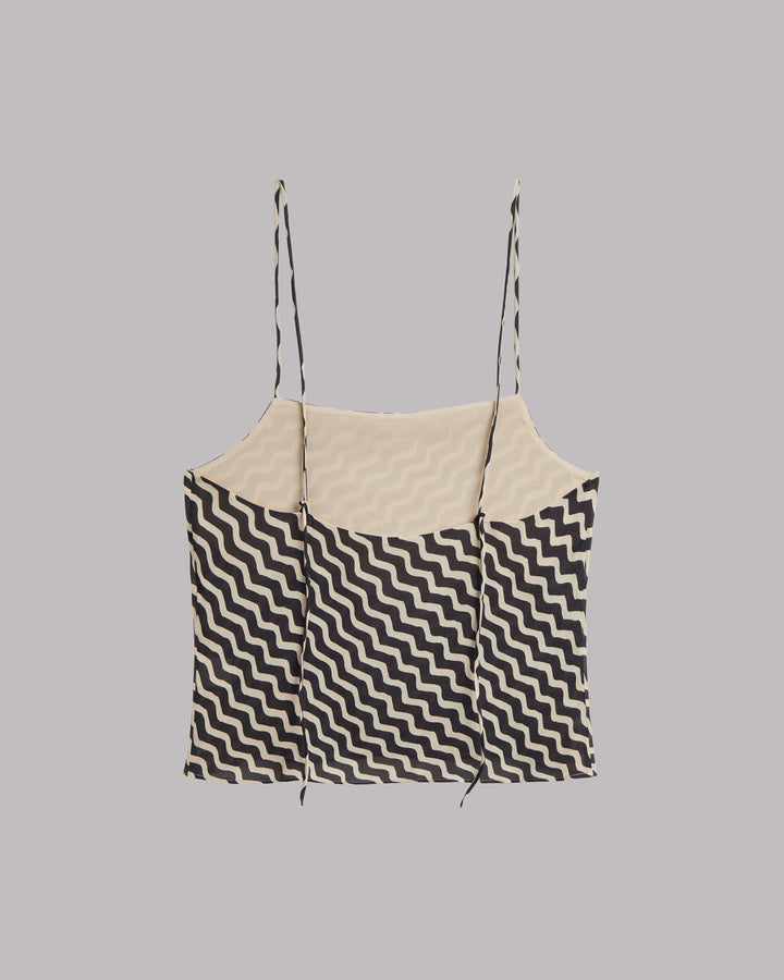 The Striped Sheer Slip Top