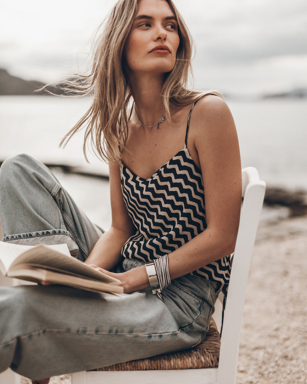 The Striped | Sheer Slip Top
