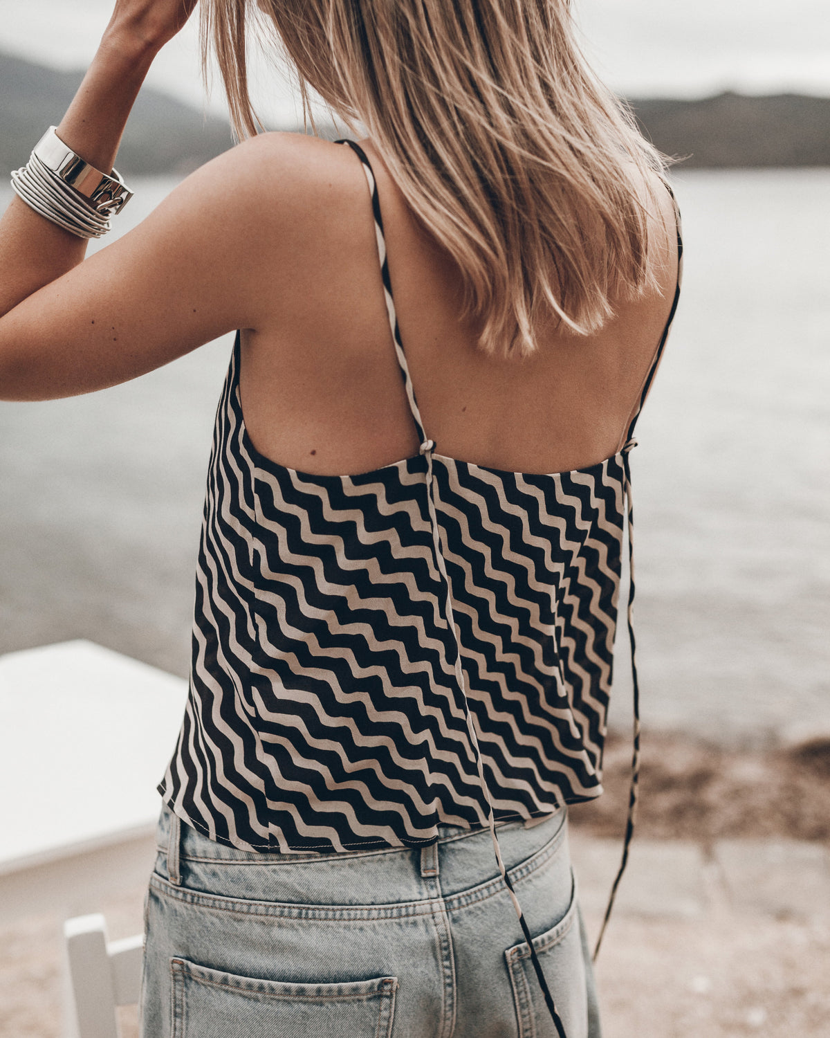 The Striped | Sheer Slip Top