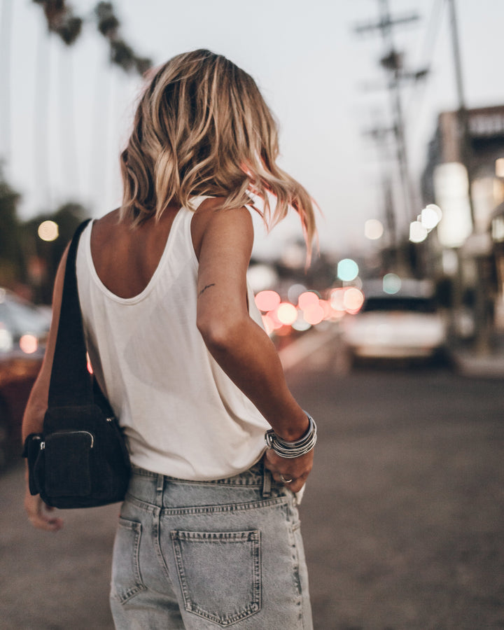 The White Base Tank Top