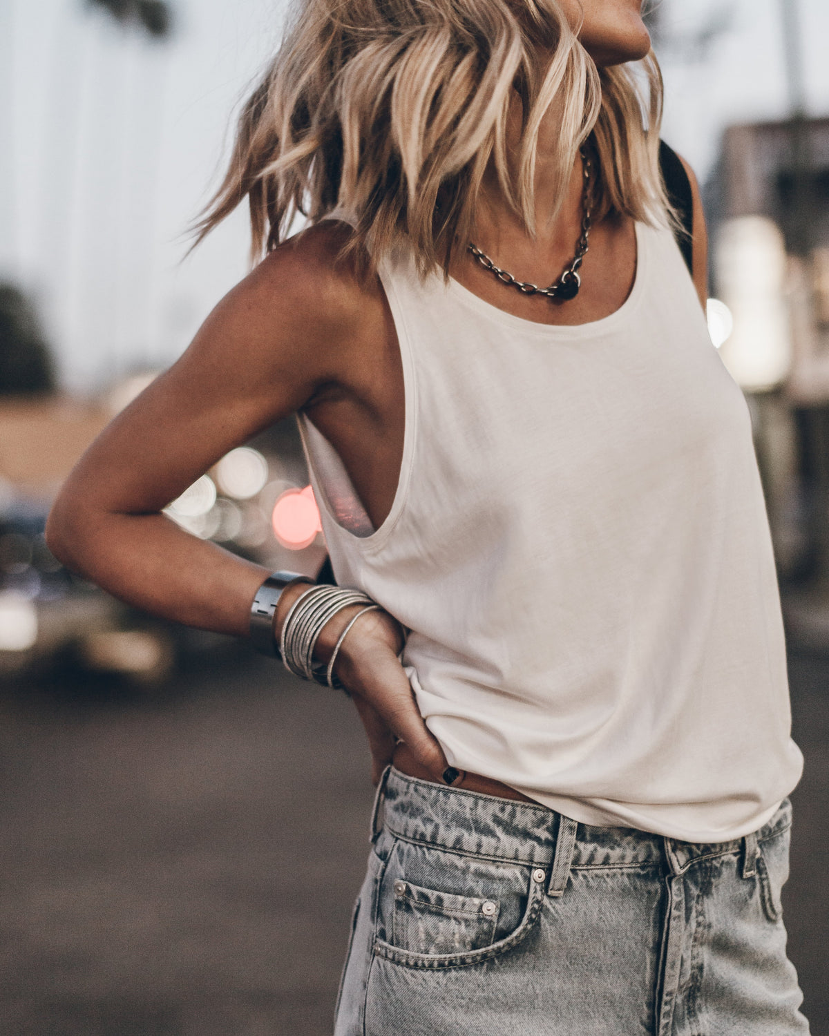 The White | Base Tank Top