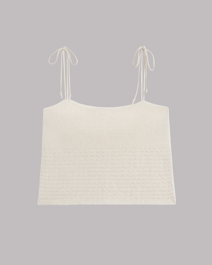 The White Crochet Camisole