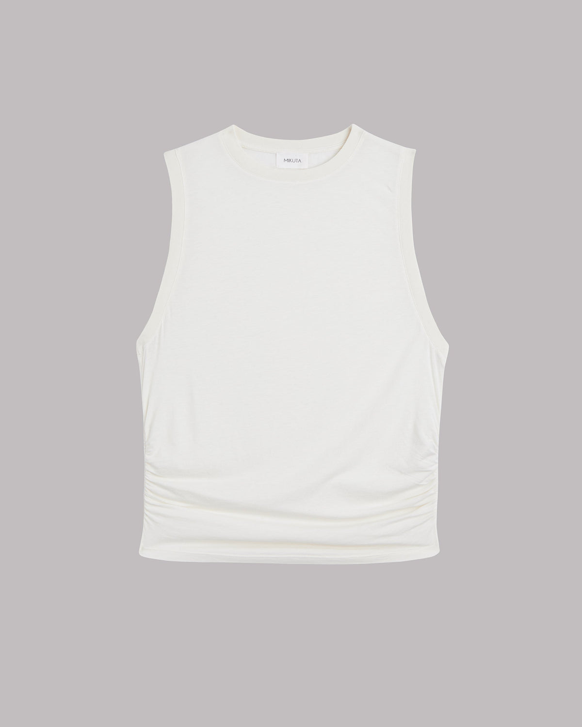 The White | Draped Tank Top