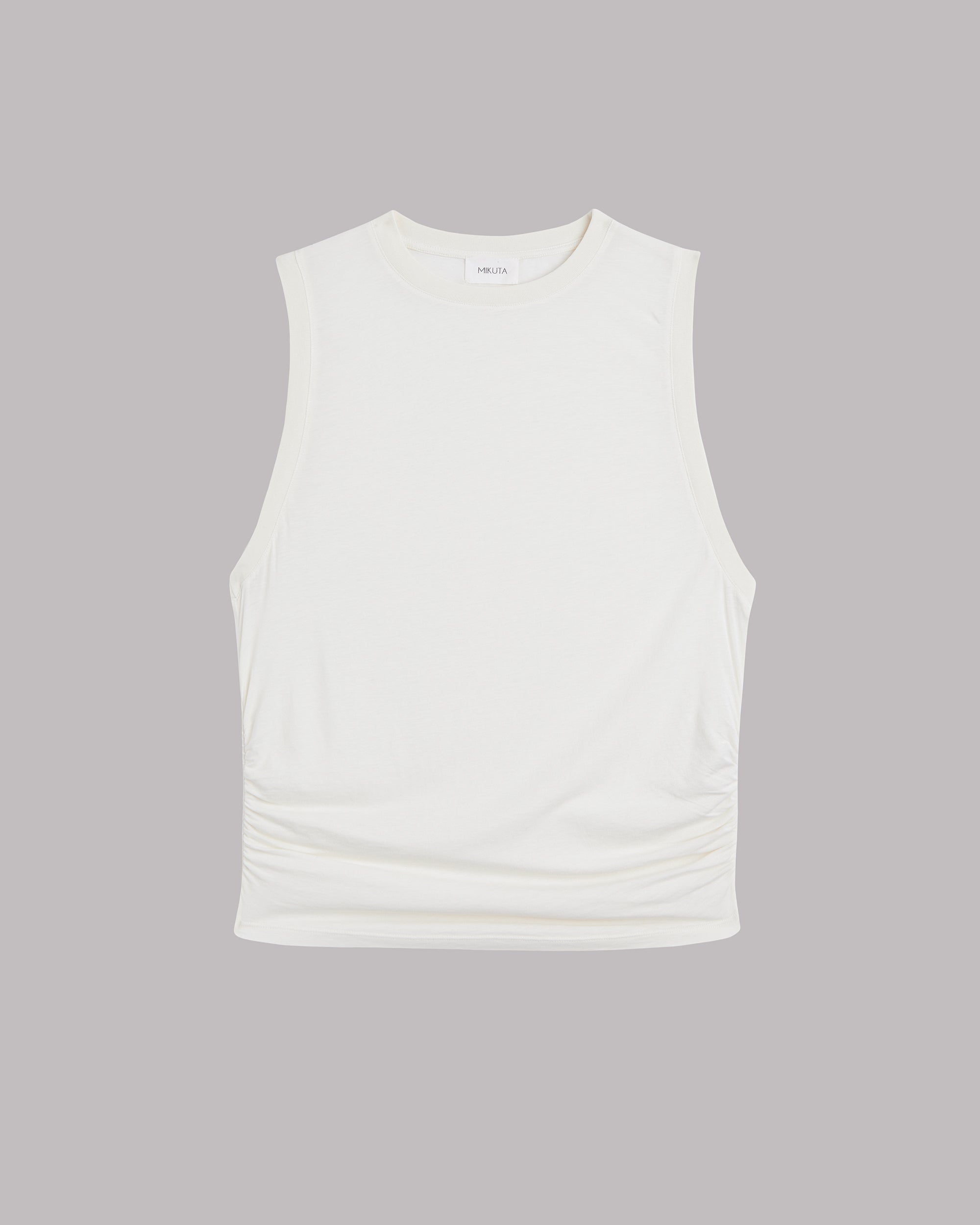The White | Draped Tank Top