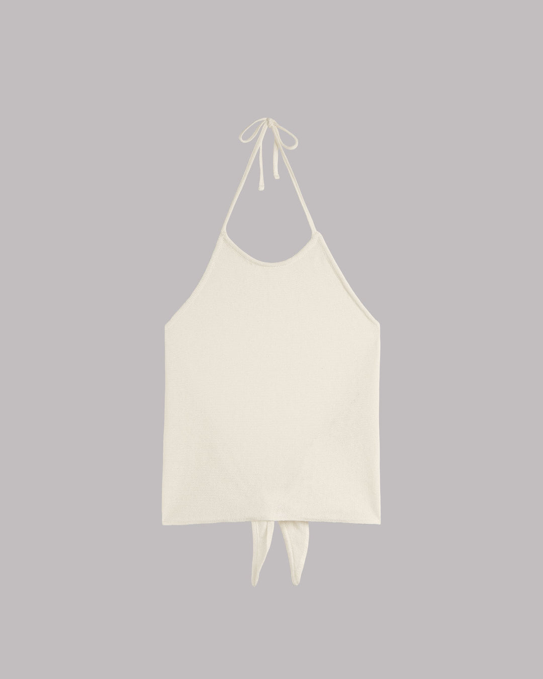 The White Knotted Knit Top