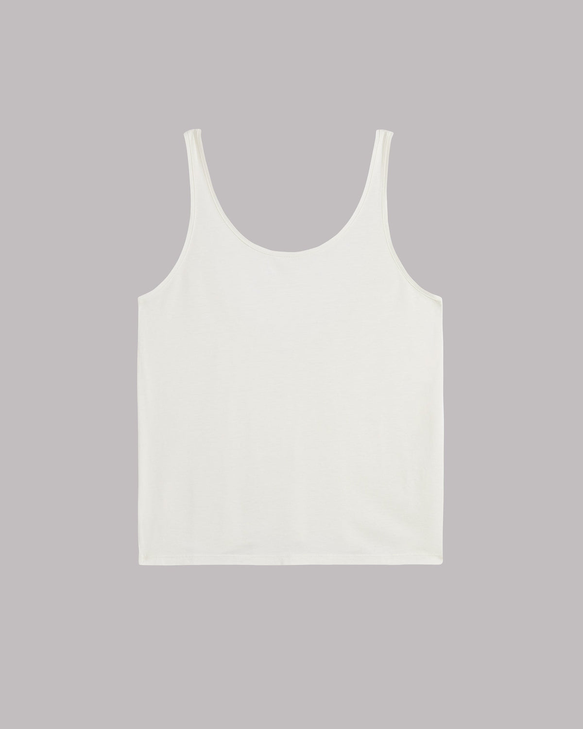 The White | Low Back Tank Top