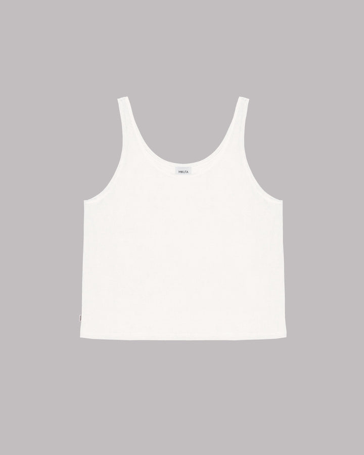 The White Base Tank Top