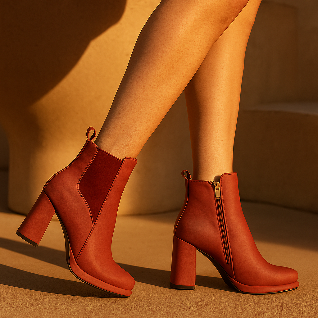 Arden | Block Heel Ankle Boots