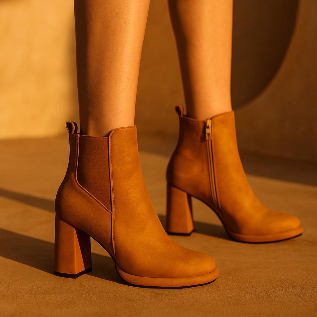 Arden | Block Heel Ankle Boots
