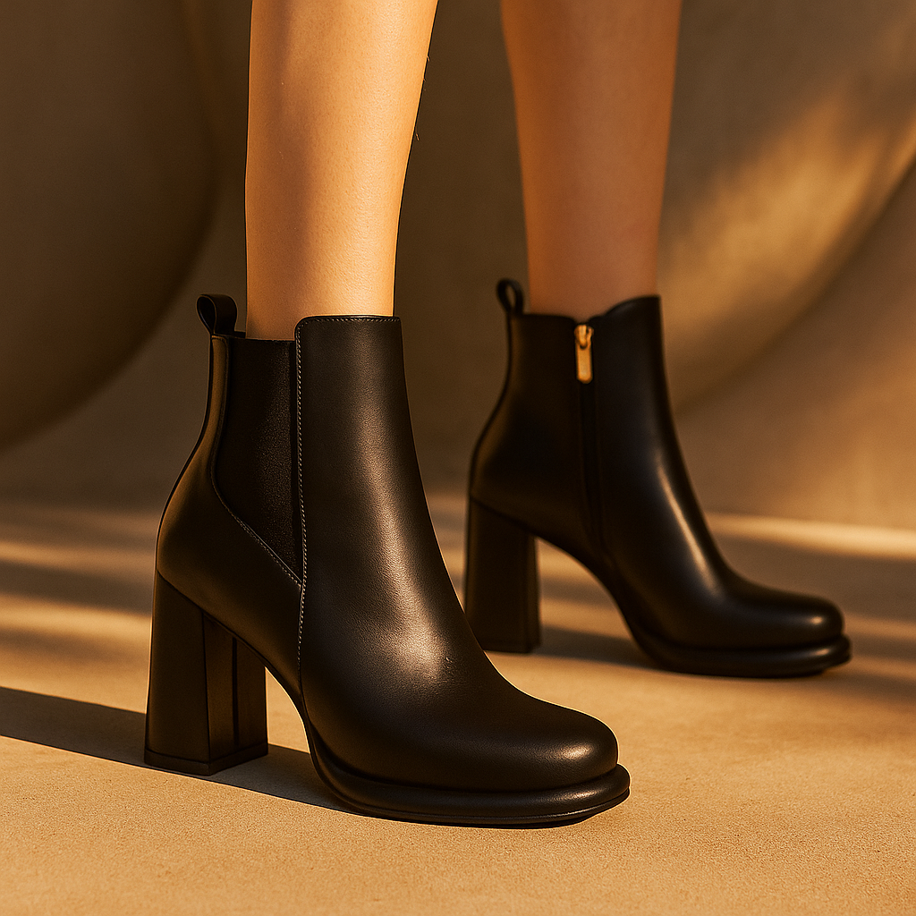 Arden | Block Heel Ankle Boots