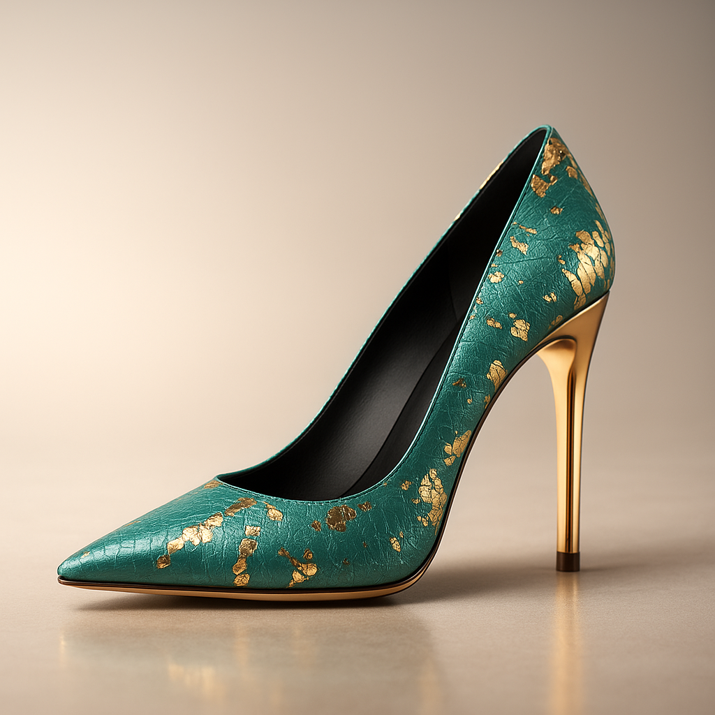 Aurelia | Snakeskin Stiletto Heels